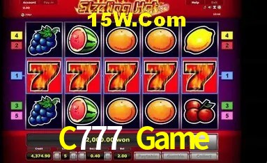 Design Responsivo C777 Game